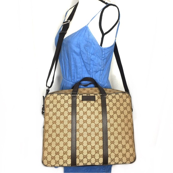 NWT Gucci brown unisex Messenger bag - Picture 3 of 15